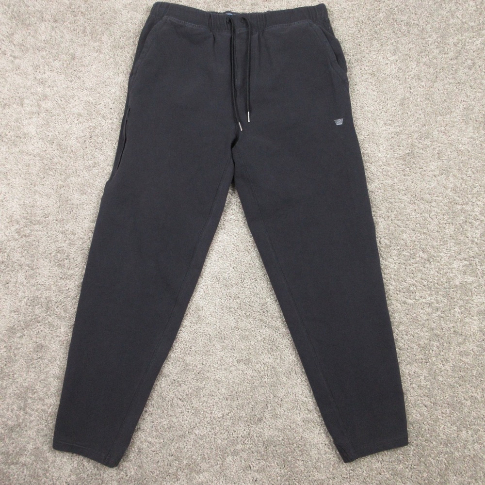 Mack Weldon Sweatpants Mens Medium Black Stretch Joggers Comfort Casual Active